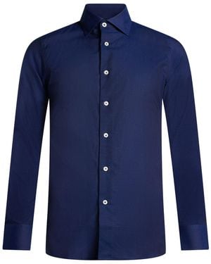 Altemflower Shirt Cotton - Blue