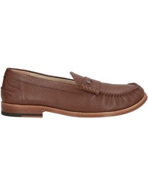 Bally Tan Loafers Goat Skin - Brown