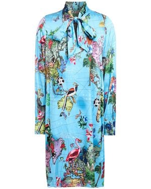 Shirtaporter Vestito Corto - Blu