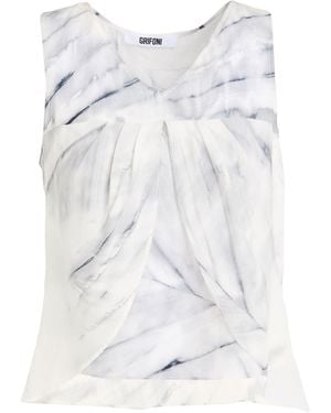 Grifoni Top Silk - White