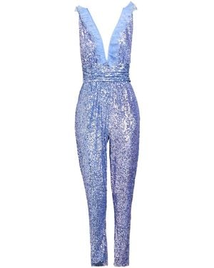 Elisabetta Franchi Pastel Jumpsuit Polyester - Blue