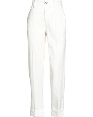 Berwich Pants Cotton, Viscose, Elastane - White