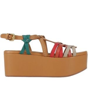 See By Chloé Camel Sandals Leather - Brown