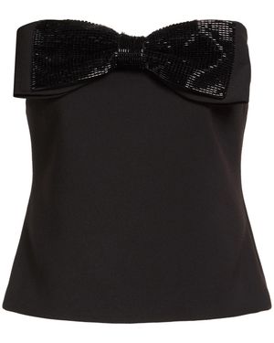 Self-Portrait Top - Black