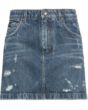 Dolce & Gabbana Denim Skirt Cotton - Blue