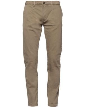 Liu Jo Khaki Pants Cotton, Elastane - Natural