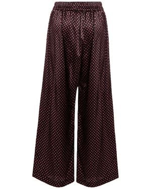 Momoní Pants Silk, Elastane - Purple