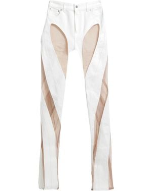 Mugler Trousers - White