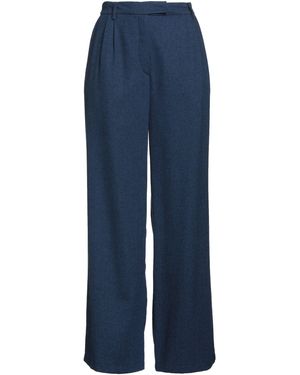 Sea Me Happy Pants Polyester, Viscose, Wool, Elastane - Blue