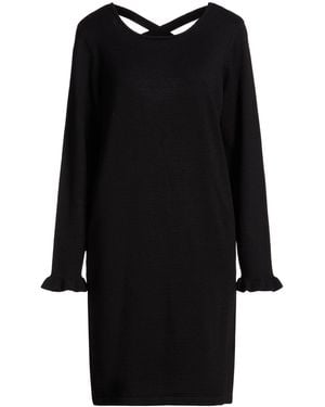 Ichi Mini Dress Ecovero Viscose, Polyester, Nylon - Black