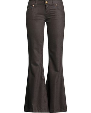 Jacob Cohen Dark Pants Virgin Wool, Cashmere, Elastane - Black