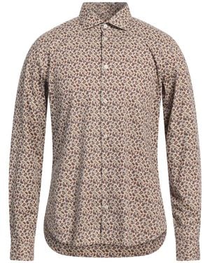 Manuel Ritz Shirt Cotton, Elastane - Natural