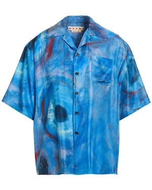 Marni Shirt Silk - Blue