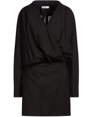 PT Torino Midi Dress Virgin Wool - Black