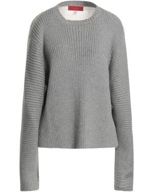 Eckhaus Latta Sweater Baby Alpaca Wool, Alpaca Wool - Gray