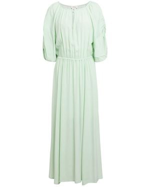 Ottod'Ame Light Midi Dress Acetate, Silk - Green