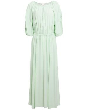 Ottod'Ame Light Midi Dress Acetate, Silk - Green