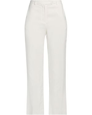 Semicouture Trousers Viscose - White
