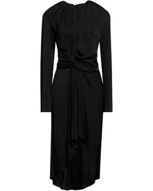 CAPASA MILANO Midi Dress Polyester - Black