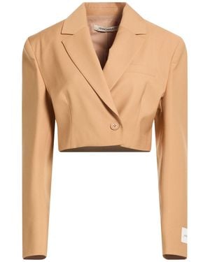 hinnominate Sand Blazer Polyester, Viscose, Elastane - Natural