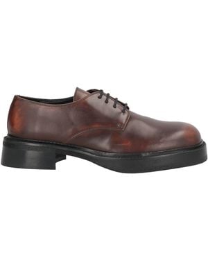 Ras Lace-Up Shoes Leather - Brown