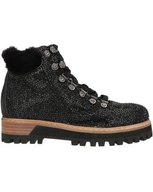 Le Silla Ankle Boots Leather - Black