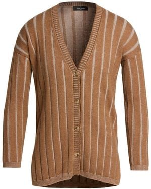 Gran Sasso Camel Cardigan Cashmere - Brown
