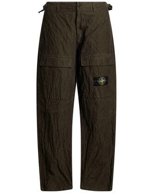 Stone Island Military Pants Cotton, Polyamide - Multicolor