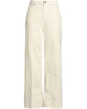Briglia 1949 Cream Pants Cotton, Elastane - White