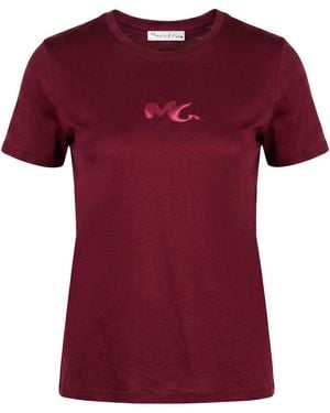 Manila Grace T-Shirt Modal, Cotton - Red