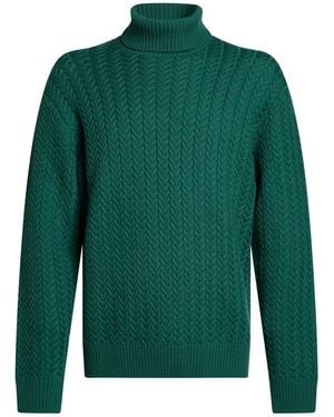 Zanone Turtleneck Virgin Wool - Green
