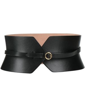 Alaïa Belt Calfskin - Black