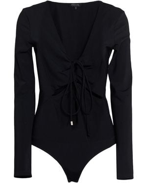 Patrizia Pepe Bodysuit Polyester, Elastane - Black