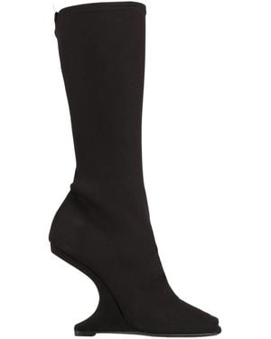 Rick Owens Boot Textile Fibers - Black