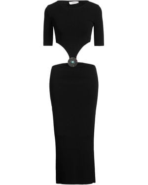 Akep Maxi Dress Ecovero Viscose, Polyester - Black