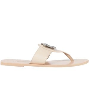 Kat Maconie Ivory Thong Sandal Leather - Natural