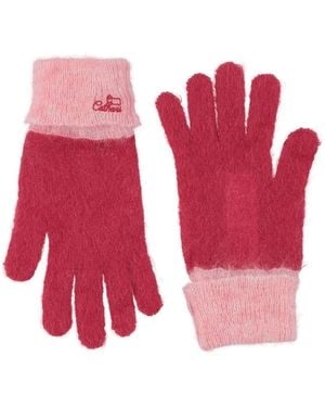 Woolrich Gloves Mohair Wool, Polyamide, Wool - Red