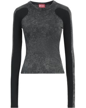 DIESEL T-Shirt Cotton, Elastane - Black