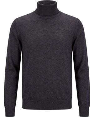 Alpha Studio Rollkragenpullover - Blau