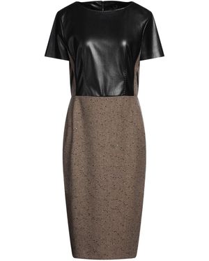 Clips More Midi Dress Acrylic, Polyester, Wool, Polyamide, Polyurethane - Black