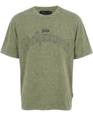 John Richmond Military T-Shirt Cotton - Green
