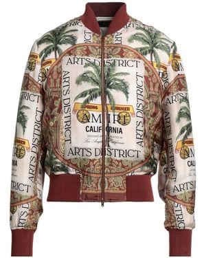 Amiri Jacket Silk - Natural