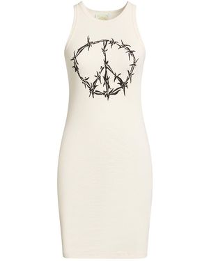 Aries Mini Dress Cotton - White