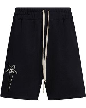 Rick Owens X Champion Shorts & Bermuda Shorts Cotton - Black