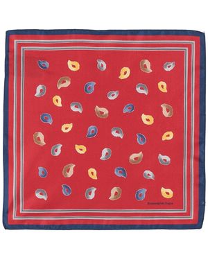 ZEGNA Scarf Silk - Red