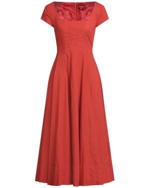 STAUD Midi Dress - Red