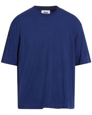Alpha Studio T-Shirt Cotton, Elastane - Blue