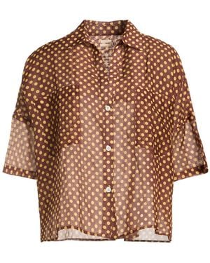 Massimo Alba Chocolate Shirt Cotton, Silk - Brown