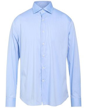 Alessandro Gherardi Sky Shirt Cotton, Polyamide, Elastane - Blue