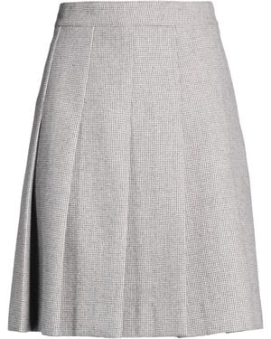 Celine Light Mini Skirt Cashmere, Mohair Wool, Wool - Gray